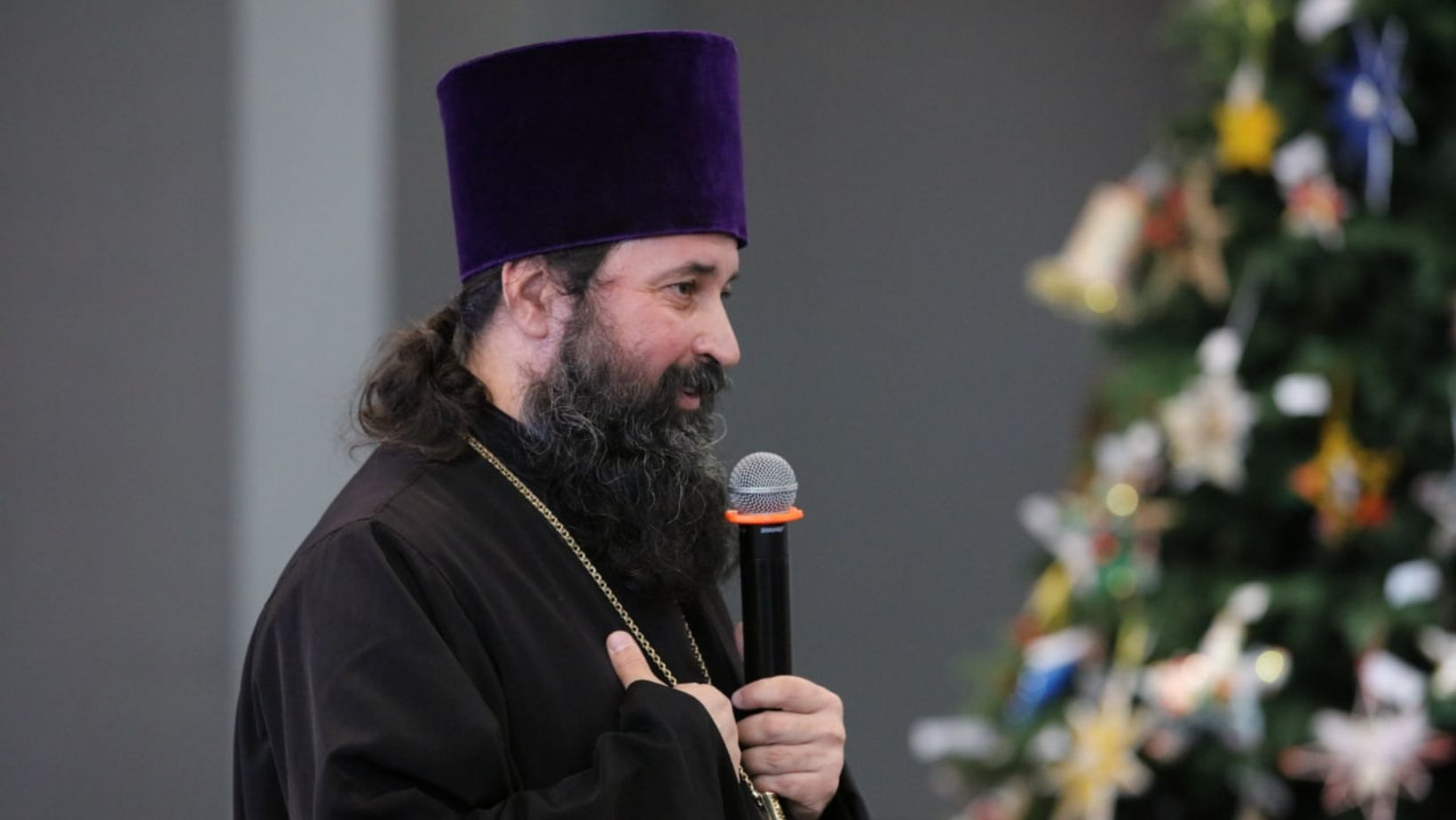 &nbsp; Протоієрей РПЦ Стефан Сломчинський на нропагандистському заході у так званому музеї-заповіднику «Херсонес Таврійський»